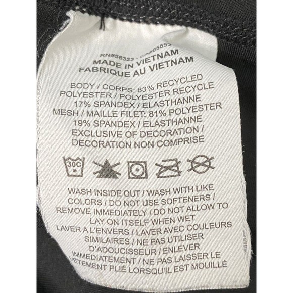 Women’s Nike Running Leggings Dri Fit Pants Black‎ Ladies Athletic  Sz M - flaw - Picture 11 of 12